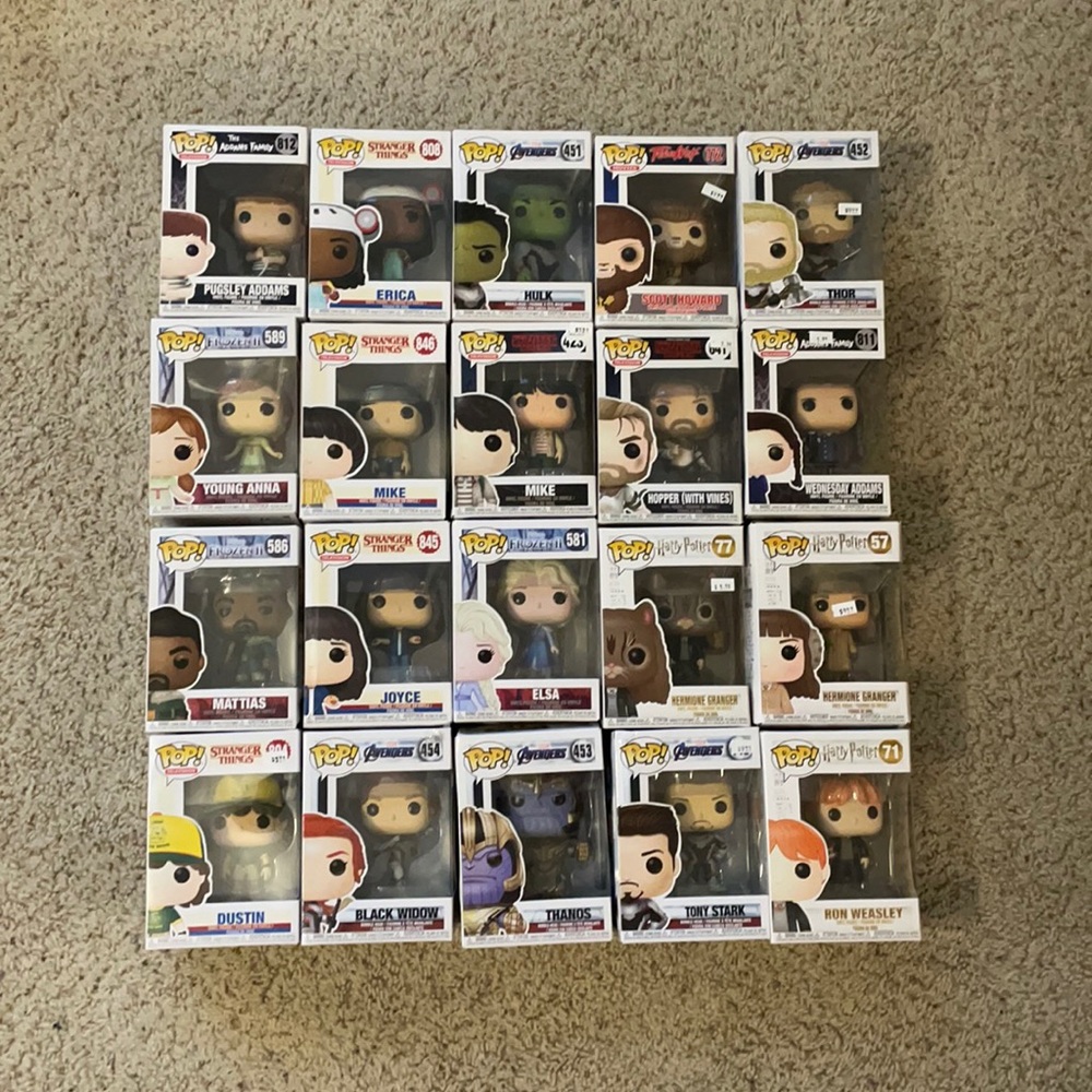 Funko Pops Set of 20